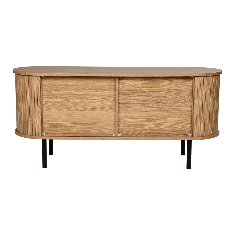 Ribbed Ripple Sideboard with Sliding Doors