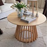 Palmer Coastal Haven Slatted Sphere Coffee Table