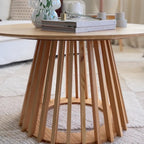 Palmer Coastal Haven Slatted Sphere Coffee Table