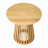 Palmer Timber Tally Natural Side Table