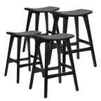 KANSO Wooden Bar Stools - 4 Set
