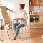 KANSO Wooden Bar Stools - 4 Set