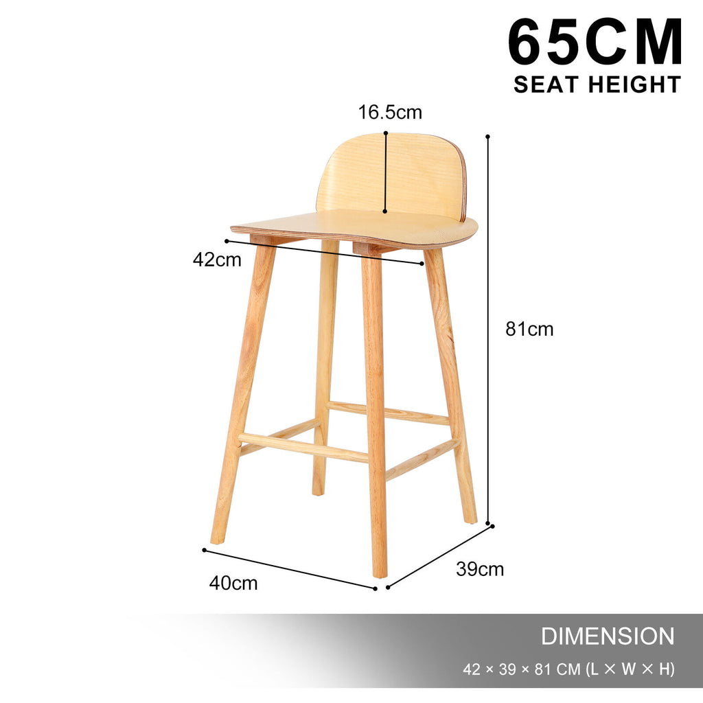 ELISE & SOPHIA Premium Bar Stool Set