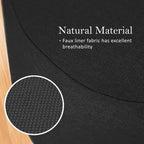 La Bella Upholstered Round Ottoman Set - 2 Pack