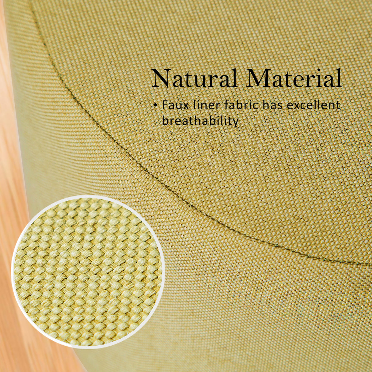 La Bella Upholstered Round Ottoman Set - 2 Pack