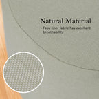 La Bella Upholstered Round Ottoman Set - 2 Pack