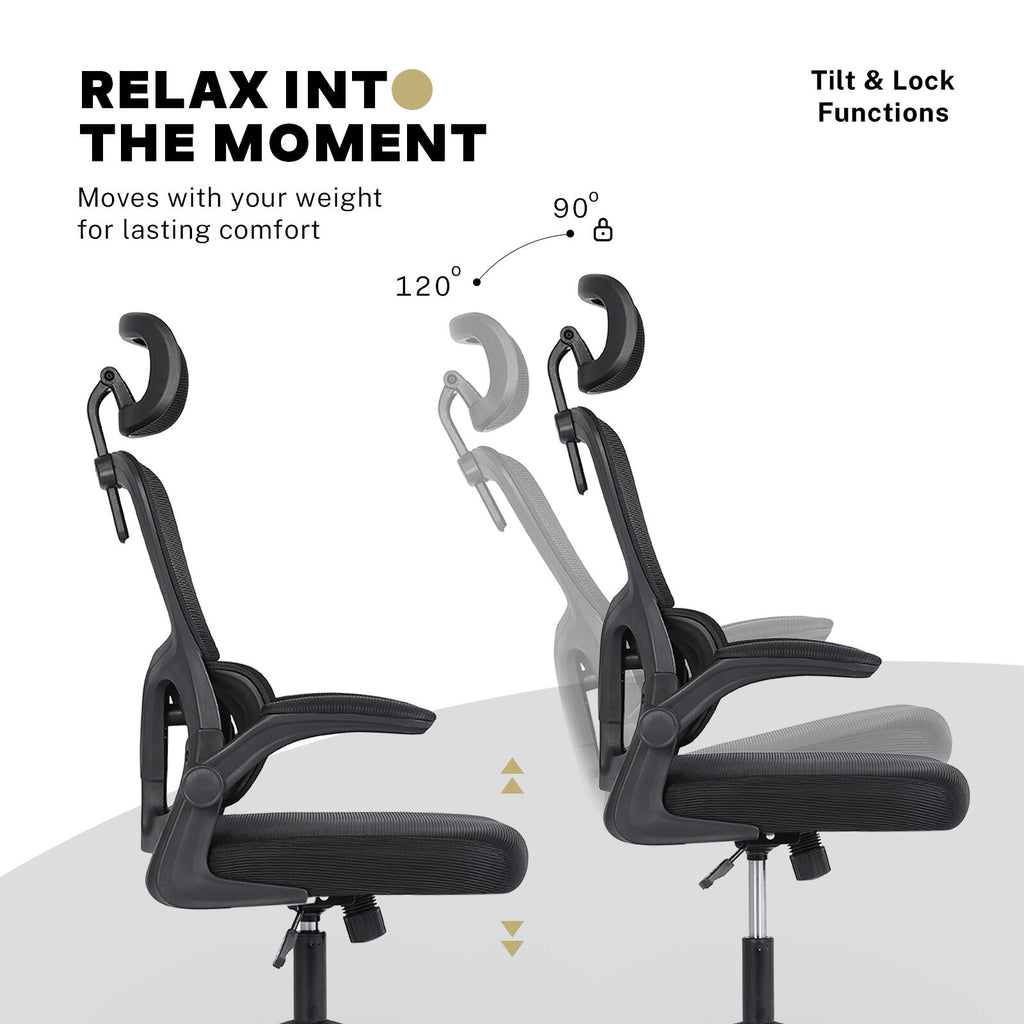 La Bella Ergonomic Office Chair - Black