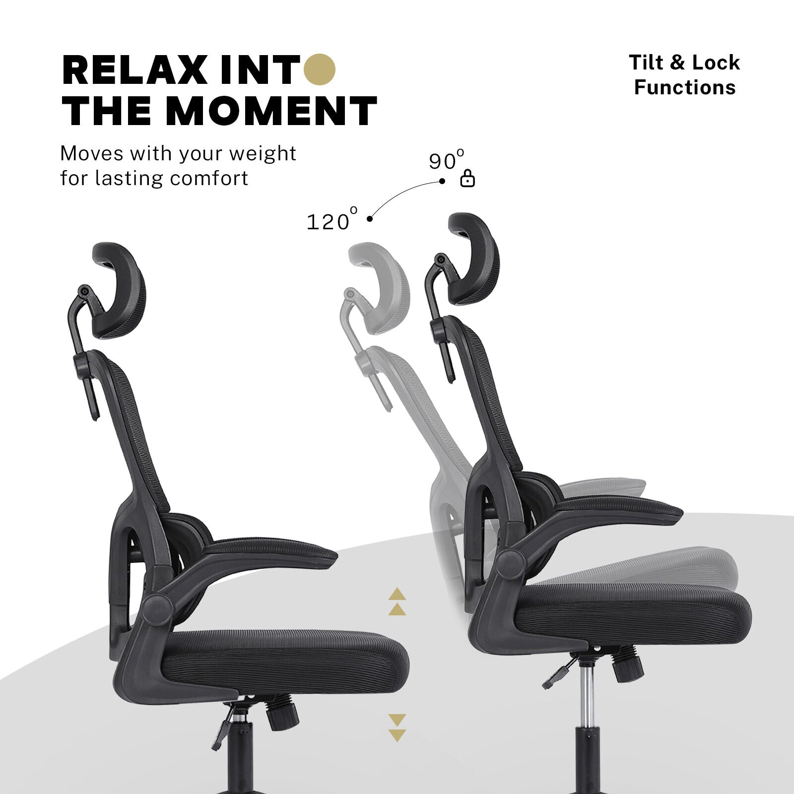 La Bella Ergonomic Office Chair - Black
