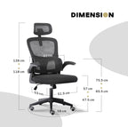 La Bella Ergonomic Office Chair - Black