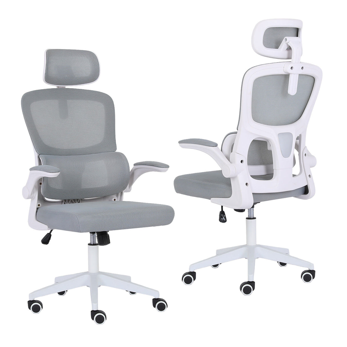 La Bella Grey Ergonomic Office Chair SITIO