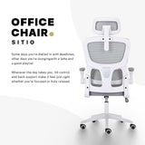La Bella Grey Ergonomic Office Chair SITIO