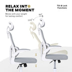 La Bella Grey Ergonomic Office Chair SITIO