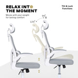 La Bella Grey Ergonomic Office Chair SITIO