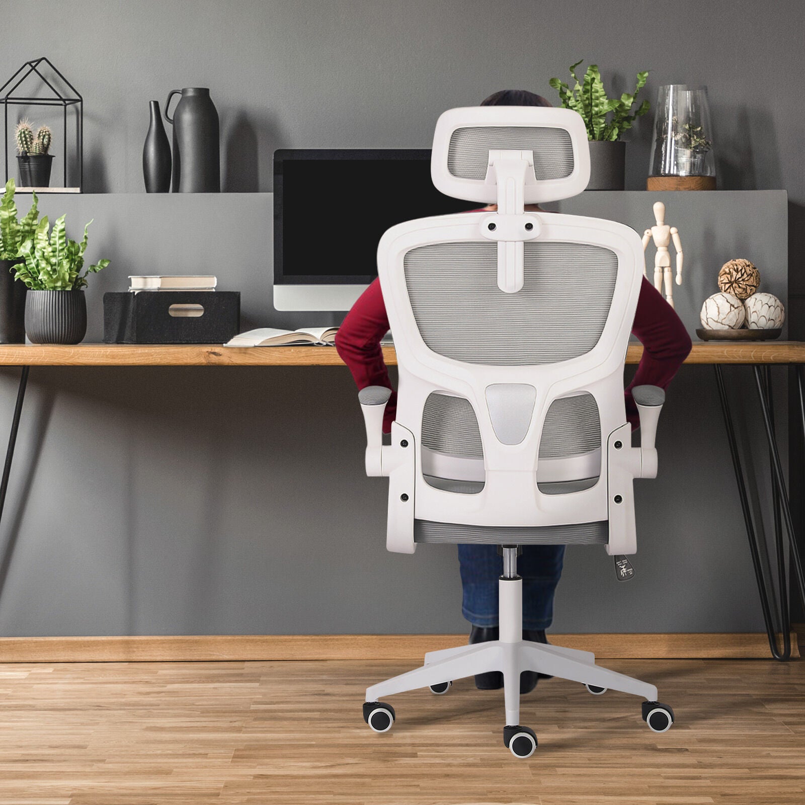 La Bella Grey Ergonomic Office Chair SITIO