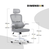 La Bella Grey Ergonomic Office Chair SITIO
