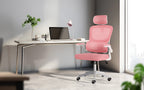La Bella Adjustable Pink Office Chair