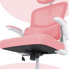 La Bella Adjustable Pink Office Chair