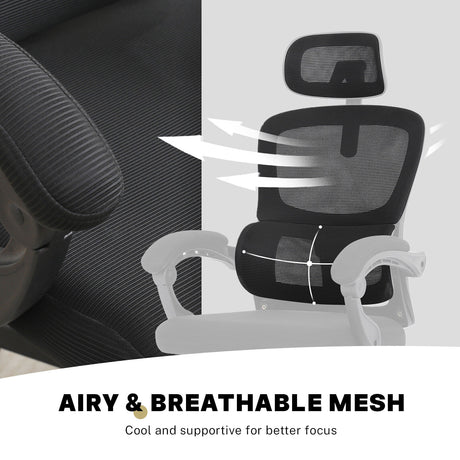 La Bella VELTRA Ergonomic Reclining Office Chair