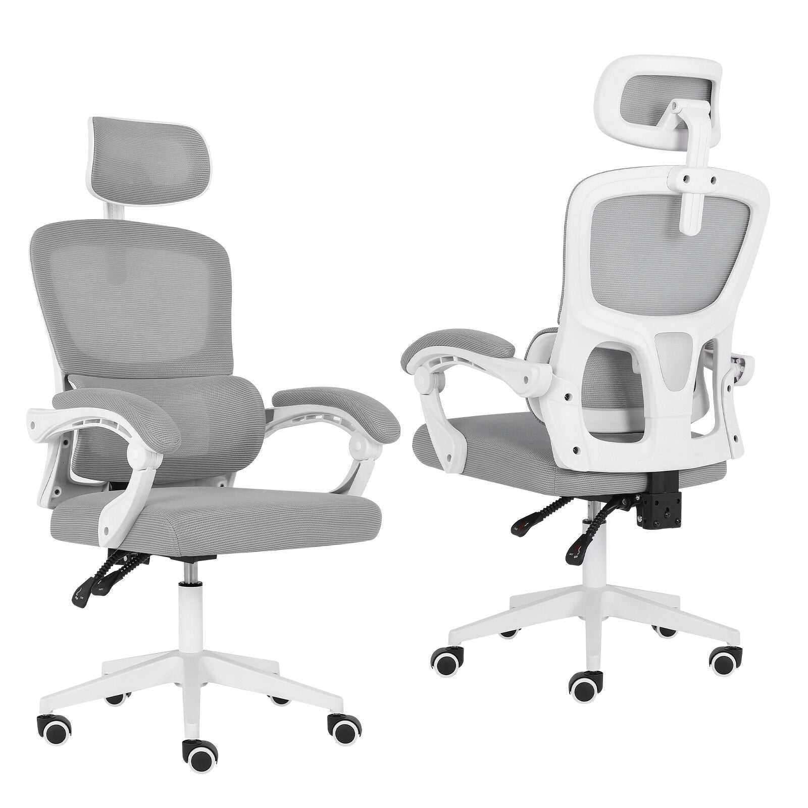 La Bella VELTRA Grey Ergonomic Office Chair