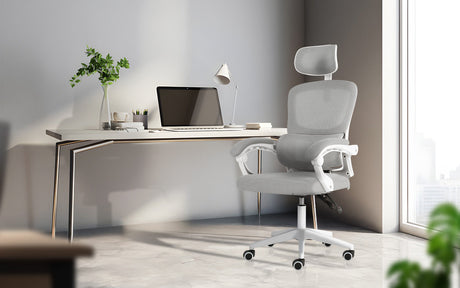 La Bella VELTRA Grey Ergonomic Office Chair