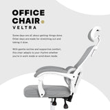 La Bella VELTRA Grey Ergonomic Office Chair
