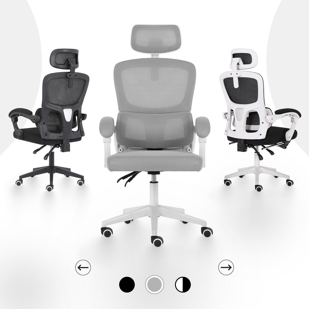 La Bella VELTRA Grey Ergonomic Office Chair