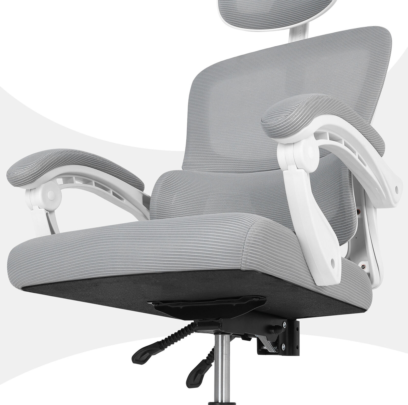 La Bella VELTRA Grey Ergonomic Office Chair