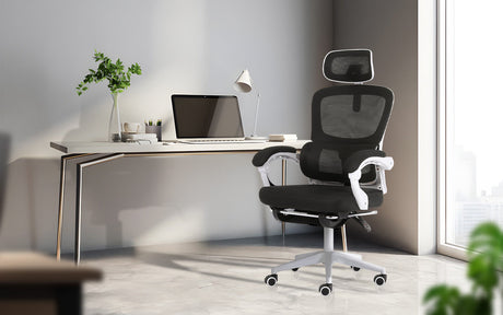 VELTRA Ergonomic Reclining Office Chair - Black