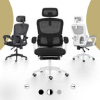 VELTRA Ergonomic Reclining Office Chair - Black