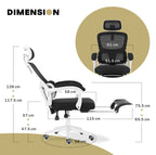 VELTRA Ergonomic Reclining Office Chair - Black