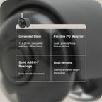 La Bella 5X Twin Wheel Office Chair Casters