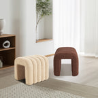 Ridge Arch Ottoman Stool Set of 2