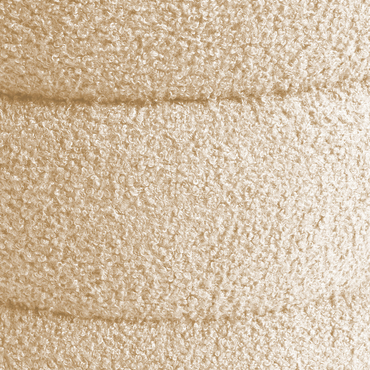 La Bella Beige Round Stacked Ottoman Stool