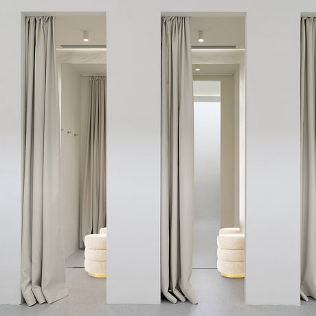 La Bella Beige Round Stacked Ottoman Stool