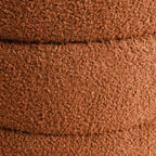 La Bella Orange Stacked Ottoman Stool