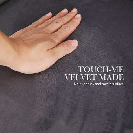 French Provincial Velvet Dining Chair with Studs