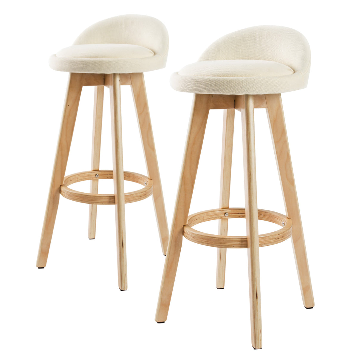 Leila Wood Bar Stool Set