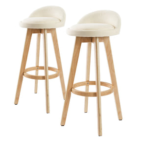 Leila Wood Bar Stool Set