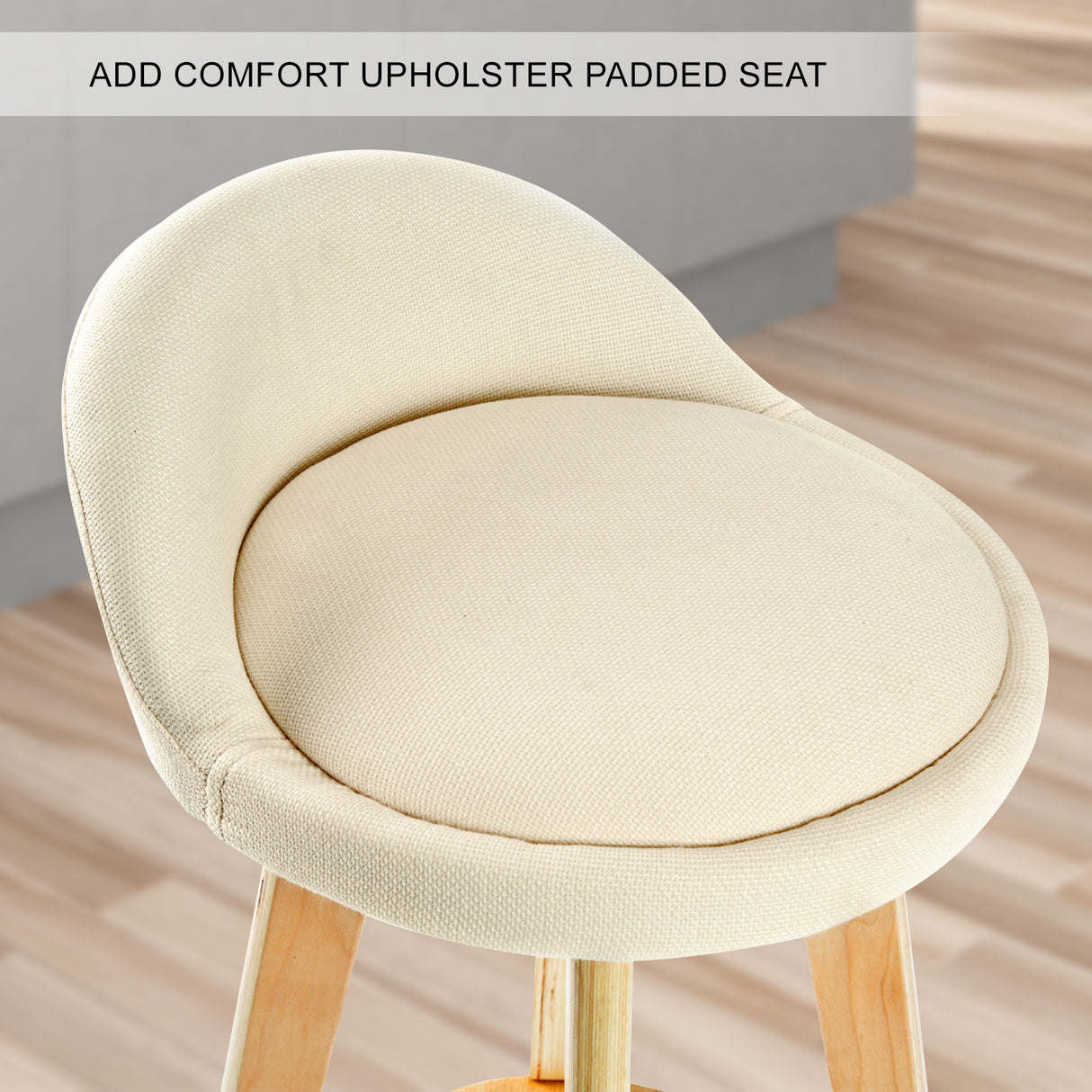 Leila Wood Bar Stool Set