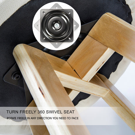 Leila Contemporary Wooden Bar Stool