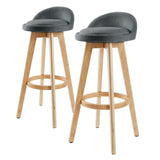 Leila Wood Bar Stool Set