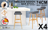 Sophia Mid-Century Modern Bar Stool Set