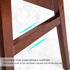 ELISE & SOPHIA Premium Bar Stool Set