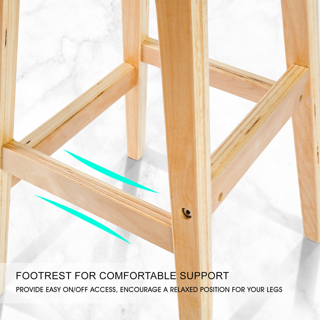 ELISE & SOPHIA Premium Bar Stool Set