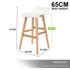 ELISE & SOPHIA Premium Bar Stool Set