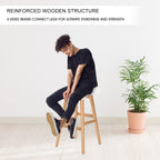 Sophia Set of 2 Wooden Bar Stools