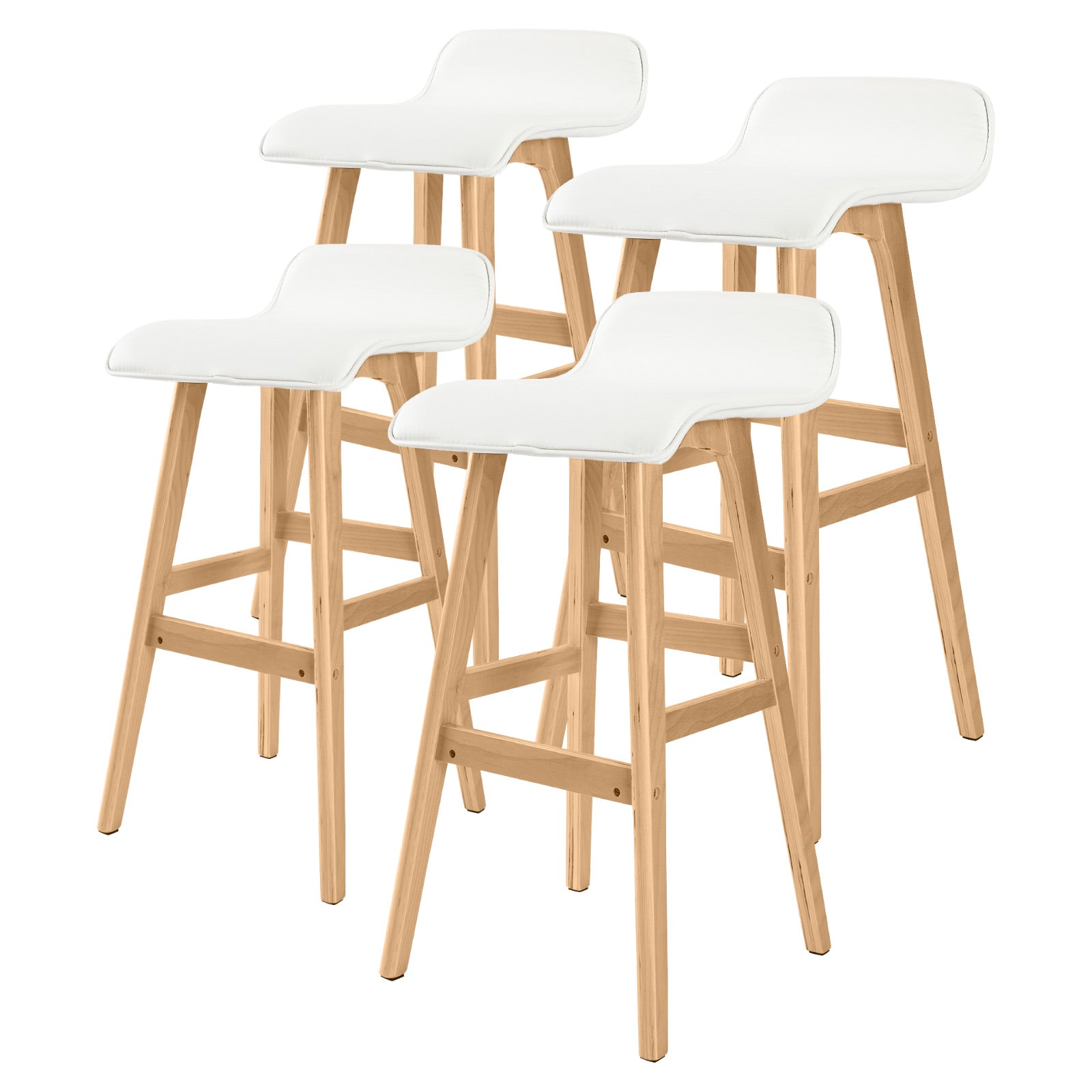 Sophia Mid-Century Modern Bar Stool Set