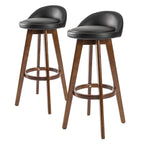 Leila Wood Bar Stool Set