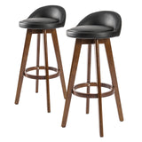 Leila Wood Bar Stool Set