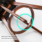 Leila Contemporary Wooden Bar Stool